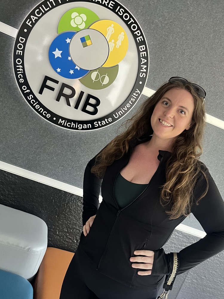 Rebecca Preston at the Facility for Rare Isotope Beams (FRIB), Michigan State University